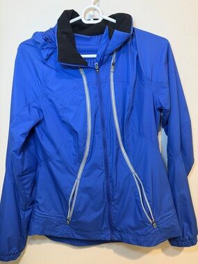 lululemon athletica Royal Blue Hooded Performance Jacket
